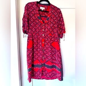 MOULINETTE SOEURS for Anthropologie Silk dress - 10